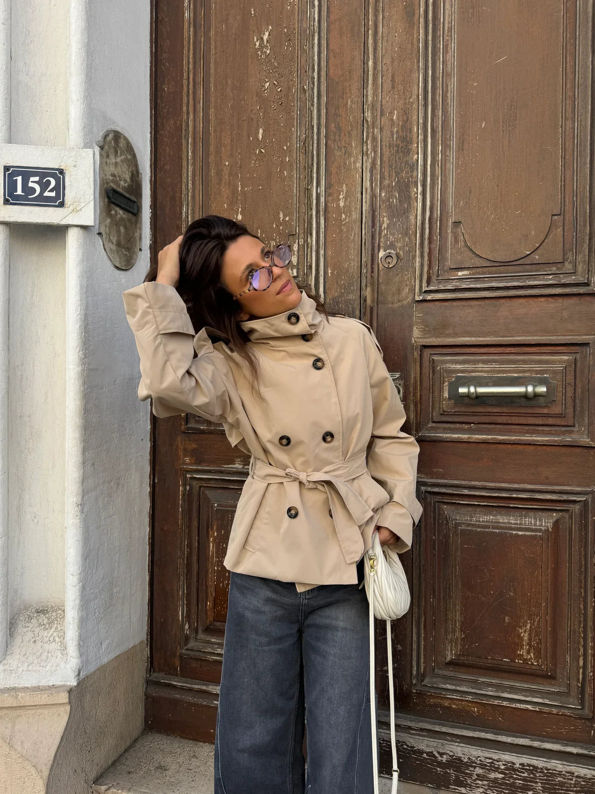 Alden Trench Coat - Beige